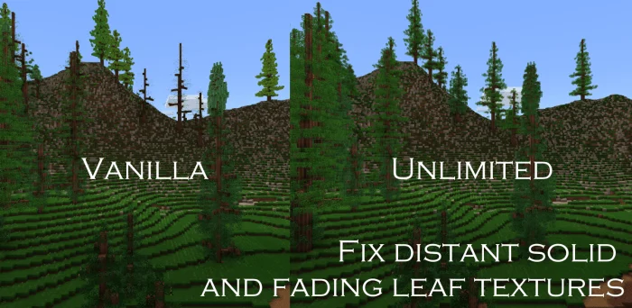 Vanilla Quality Unlimiter Minecraft screenshot 2