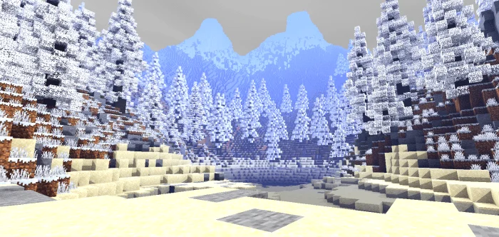 Winter HD Minecraft screenshot 3