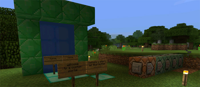 Custom Portal Minecraft map