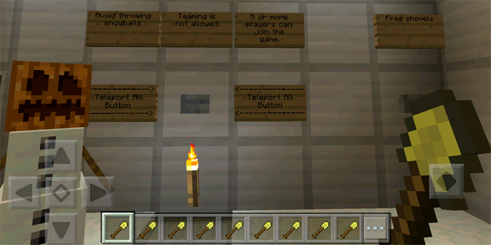 Frosty Spleef Minecraft map