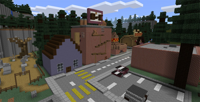 Gravity Falls Minecraft map