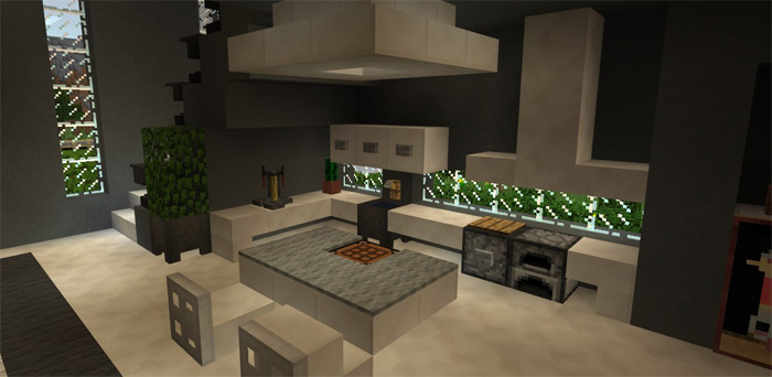 Modern Super Mansion Minecraft map