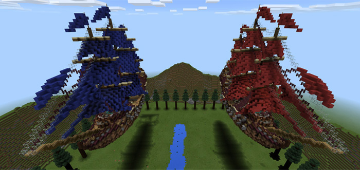Ship Wars Minecraft map