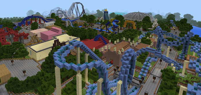 Thorpe Park Minecraft map