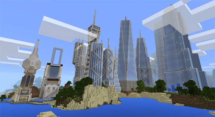 Futuretroplis Minecraft map