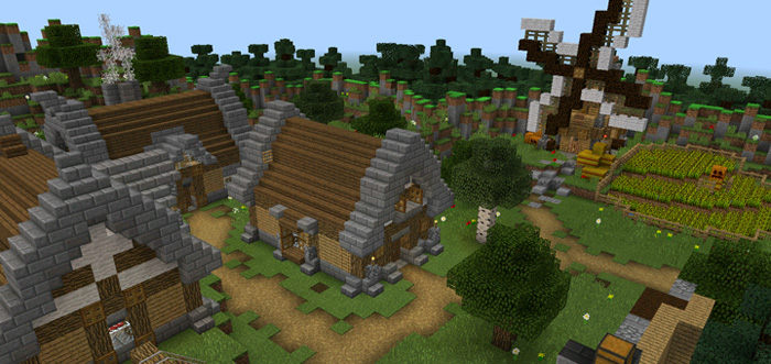 Murder Mystery Village Minecraft map