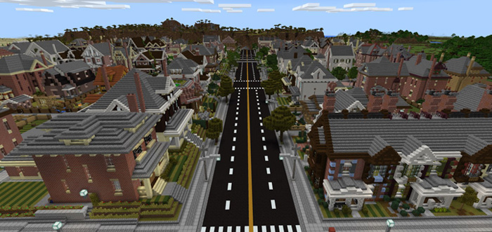 The Neighborhood Minecraft map