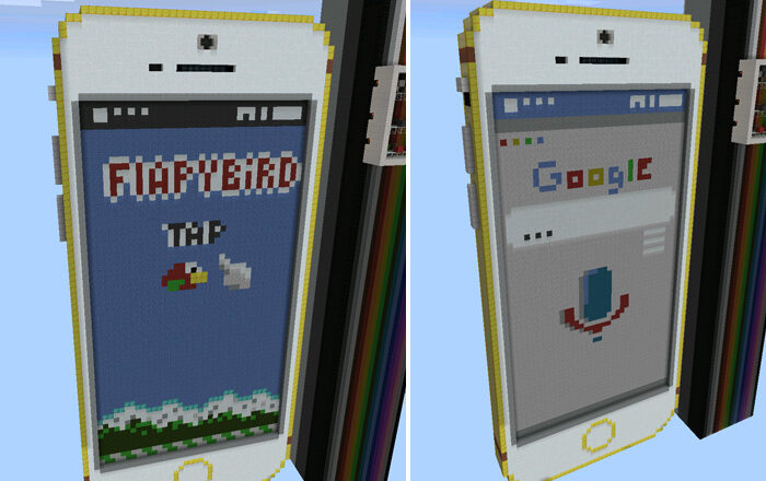 Working iPhone 6 Minecraft map
