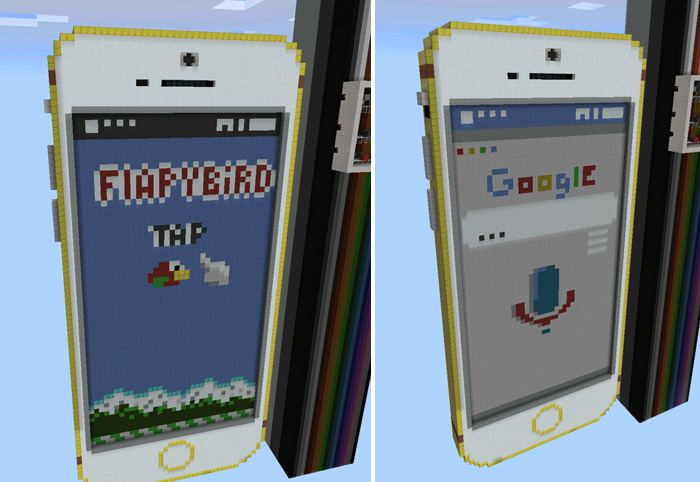 Working iPhone 6 Minecraft map