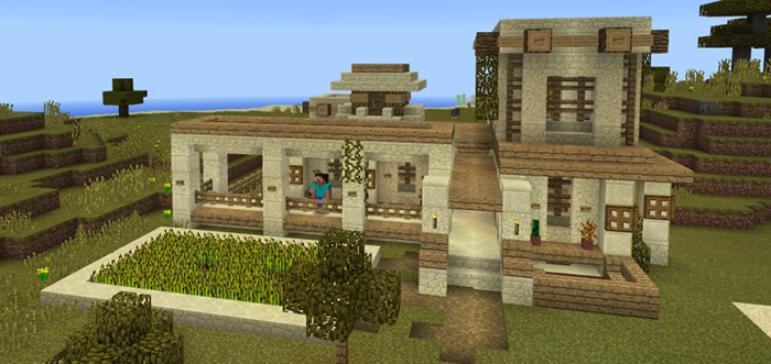 Smart House Mega Farm Minecraft map