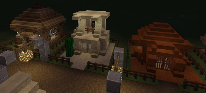 10 Simple House Designs Minecraft map