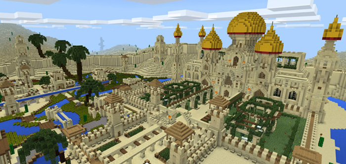 Arabian Desert City Minecraft map