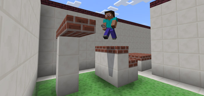 Bounce Steve Bounce Minecraft map