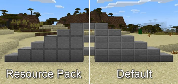 Full Stone Slab Sides Minecraft texture pack