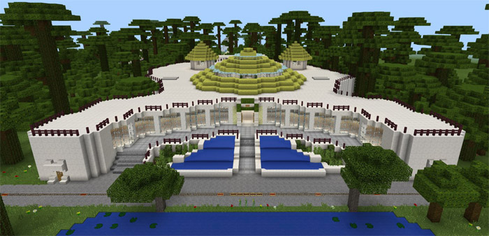 JurassicPark PE Minecraft map