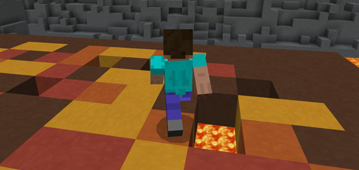 The Floor is Lava Minecraft map