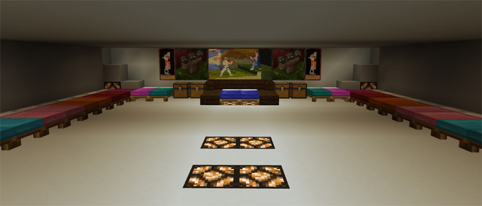 The World of Colours (Find The Button) Minecraft map