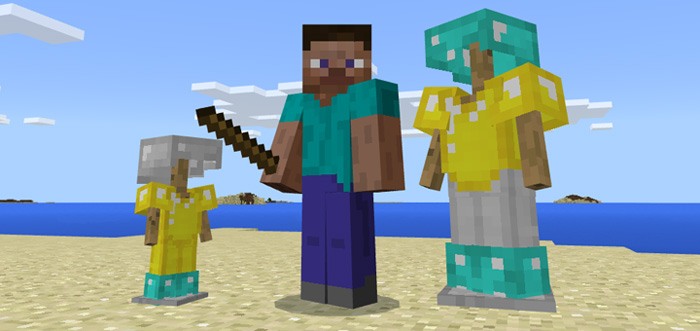 Walking Armor Stands Addon Minecraft addon