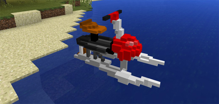 Water Bike Addon Minecraft addon