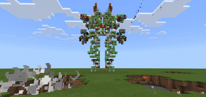 Attack Robot – Colossus Minecraft map