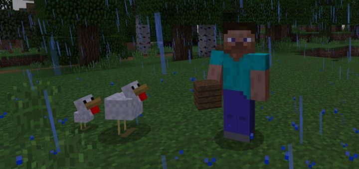 Softer Rain Sounds Pack Minecraft texture pack