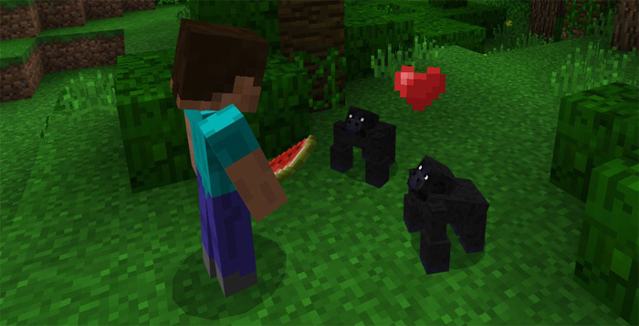 Gorillas Add-on Minecraft addon