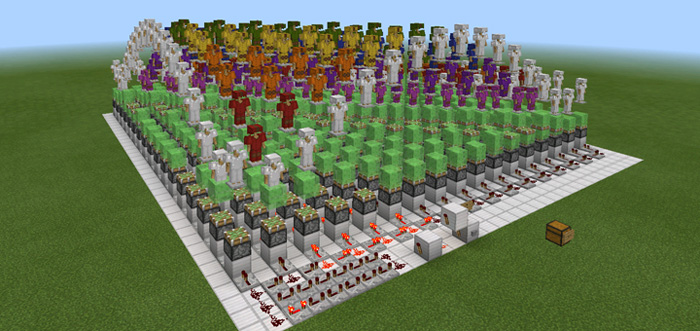 Armor Stand Wave Minecraft map