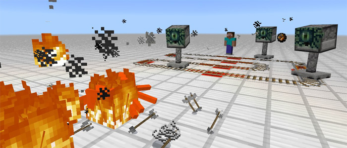 Rail Turrets Add-on Minecraft addon