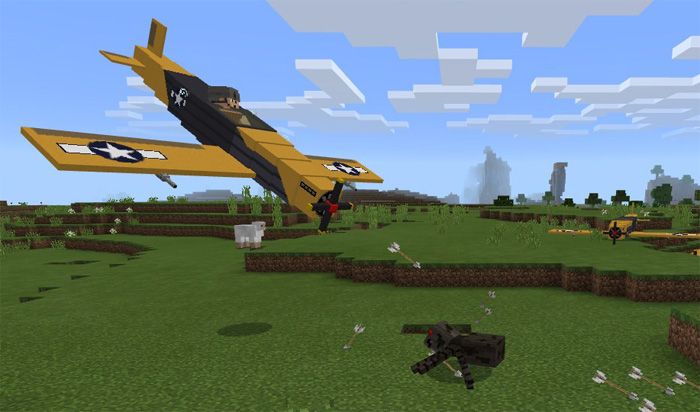 War Plane Add-on Minecraft addon