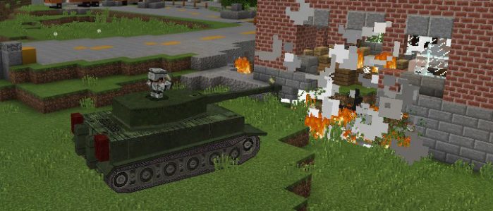 War Tank Addon Minecraft addon