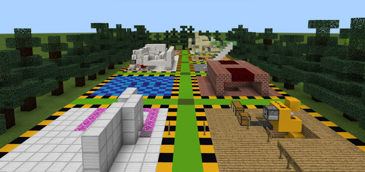 20 Redstone Creations Minecraft map