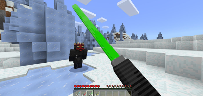 3D Lightsaber Minecraft addon