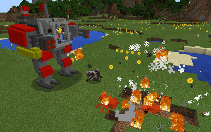 AdventureRobot Addon Minecraft addon