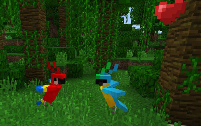 Baby Parrots Minecraft addon