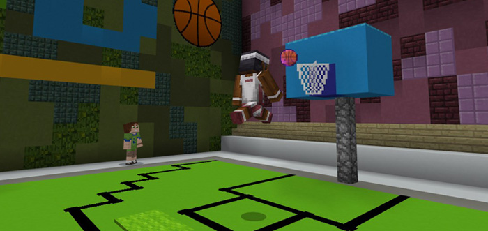 Basketball Minecraft map