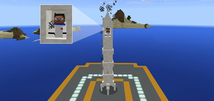 Mine-Rocket Add-on Minecraft addon
