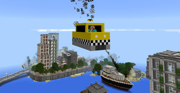 Mine-Taxi Add-on Minecraft addon