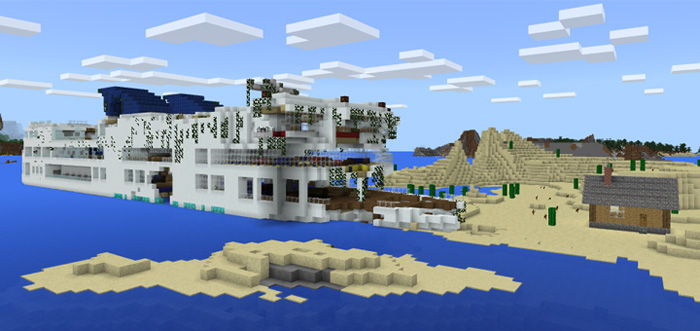 Shipwreck Island Minecraft map
