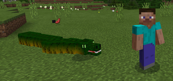 Snake Addon Minecraft addon