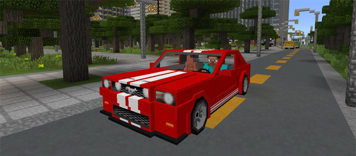 Sports Car: Ford Mustang Add-on Minecraft addon