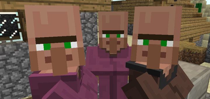 Talking Villagers Addon Minecraft addon