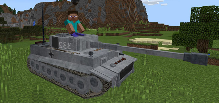 Tank (Tiger I) Addon Minecraft addon