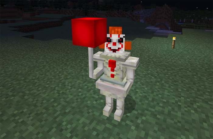 The IT Clown Minecraft addon