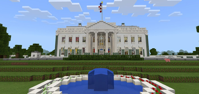 The White House Minecraft map