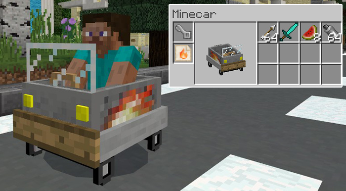 Vanilla Vehicles Minecraft addon
