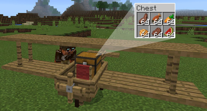 Wooden Plane Addon Minecraft addon