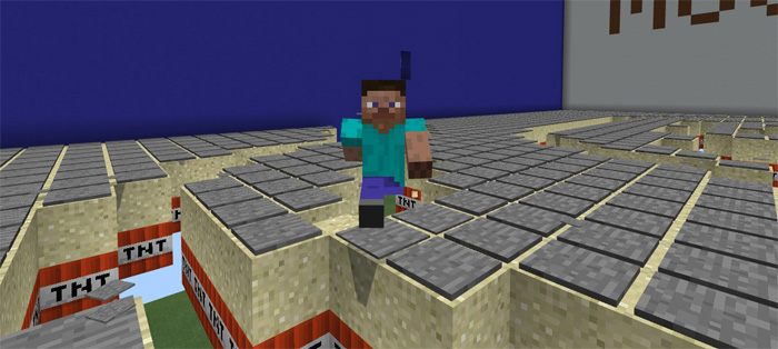 TNT RUN 3 Minecraft map