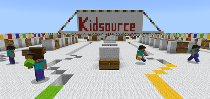 Extreme Wool Race Game Minecraft map