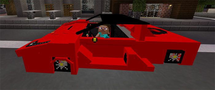 Ferrari LaFerrari Minecraft addon