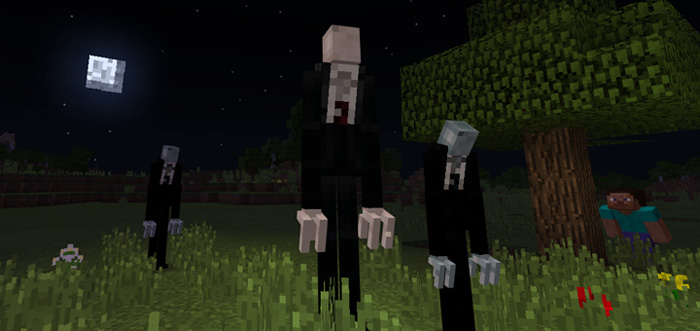 Slenderman Minecraft addon
